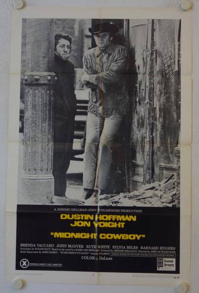 Midnight Cowboy original release US Onesheet movie poster